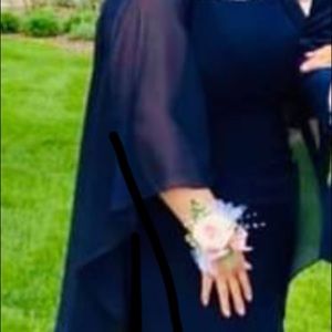 Navy blue Gown dress, xcape